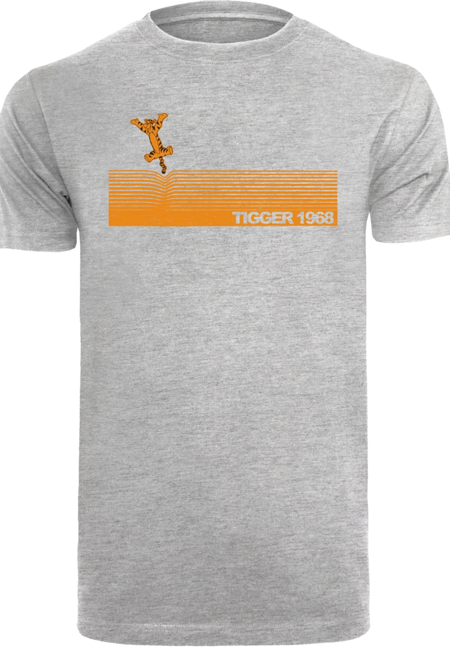 F4NT4STIC Disney Winnie Puuh Der Bär Tigger- T-Shirt Print - Heather Grey 6 F4NT4STIC Disney Winnie Puuh Der Bär Tigger- T-Shirt Print - Heather Grey - Afbeelding 4