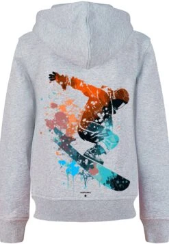 F4NT4STIC Snowboarder - Hoodie - Heather Grey -Olivia b384a33e25714b4996eb4f96d27cf607