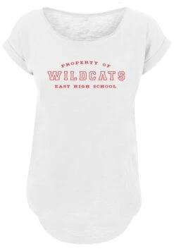 F4NT4STIC Disney High School Musical The Musical Property Of Wildcats - T-Shirt Print - White -Olivia b419926ee2514719bac84c333e51835a