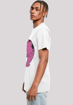 F4NT4STIC Die Familie Feuerstein Bamm Bamm And Dino - T-Shirt Print - White -Olivia b42ea587c56c4eb794b827ebfa1648fb