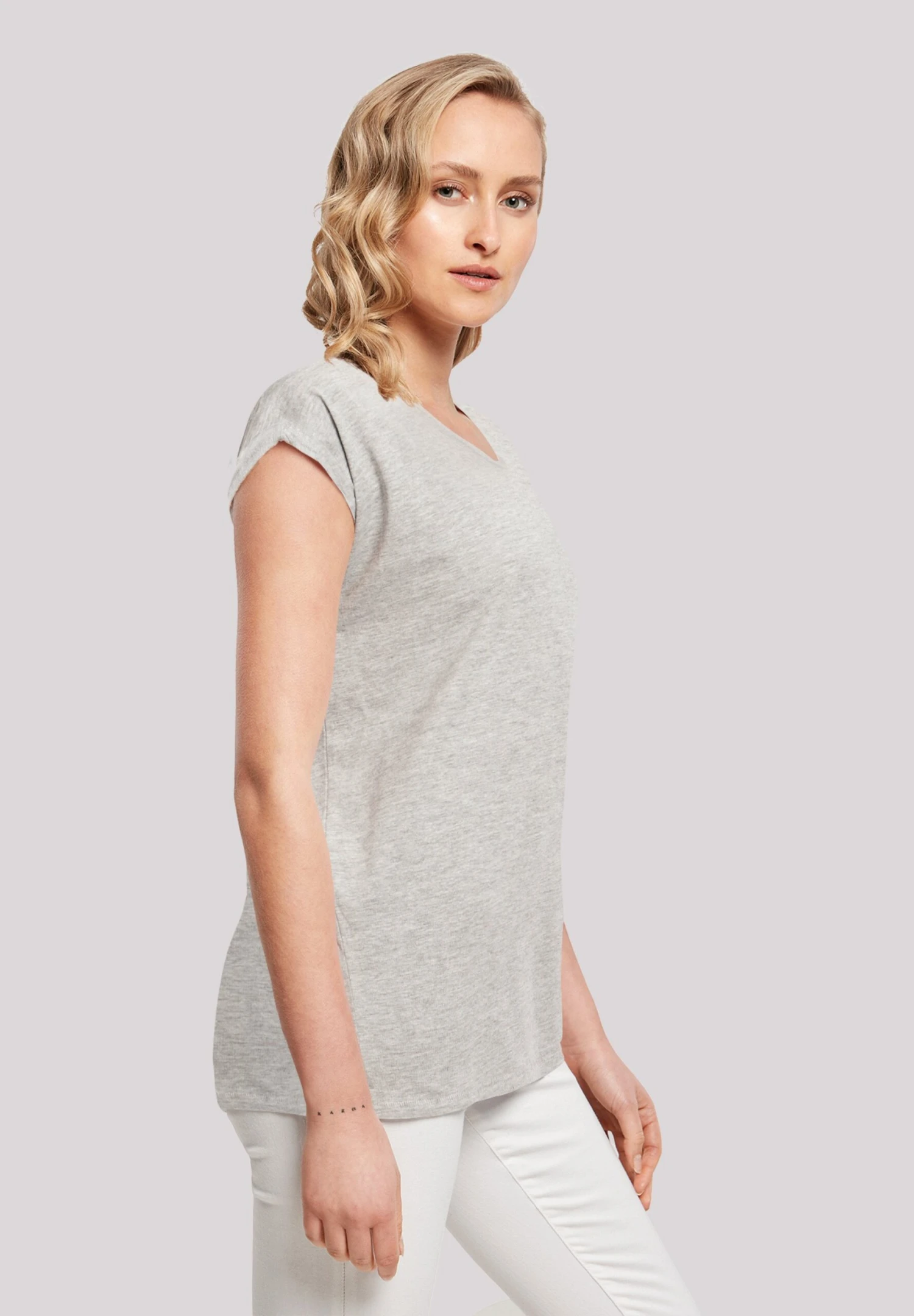 F4NT4STIC T-Shirt Basic - Heather Grey 6 F4NT4STIC T-Shirt Basic - Heather Grey - Afbeelding 4