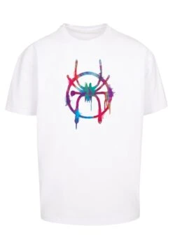 F4NT4STIC Marvel Spider Man Into The Spider Verse Rainbow Spray - T-Shirt Print - White 13 F4NT4STIC Marvel Spider Man Into The Spider Verse Rainbow Spray - T-Shirt Print - White -Olivia b5a2e482eac4476d99e0748ffce2cb13