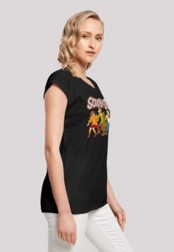 F4NT4STIC Scooby Doo Classic Group - T-Shirt Print - Black -Olivia b61e15a0c0a34ca89e73c3a630528a3e