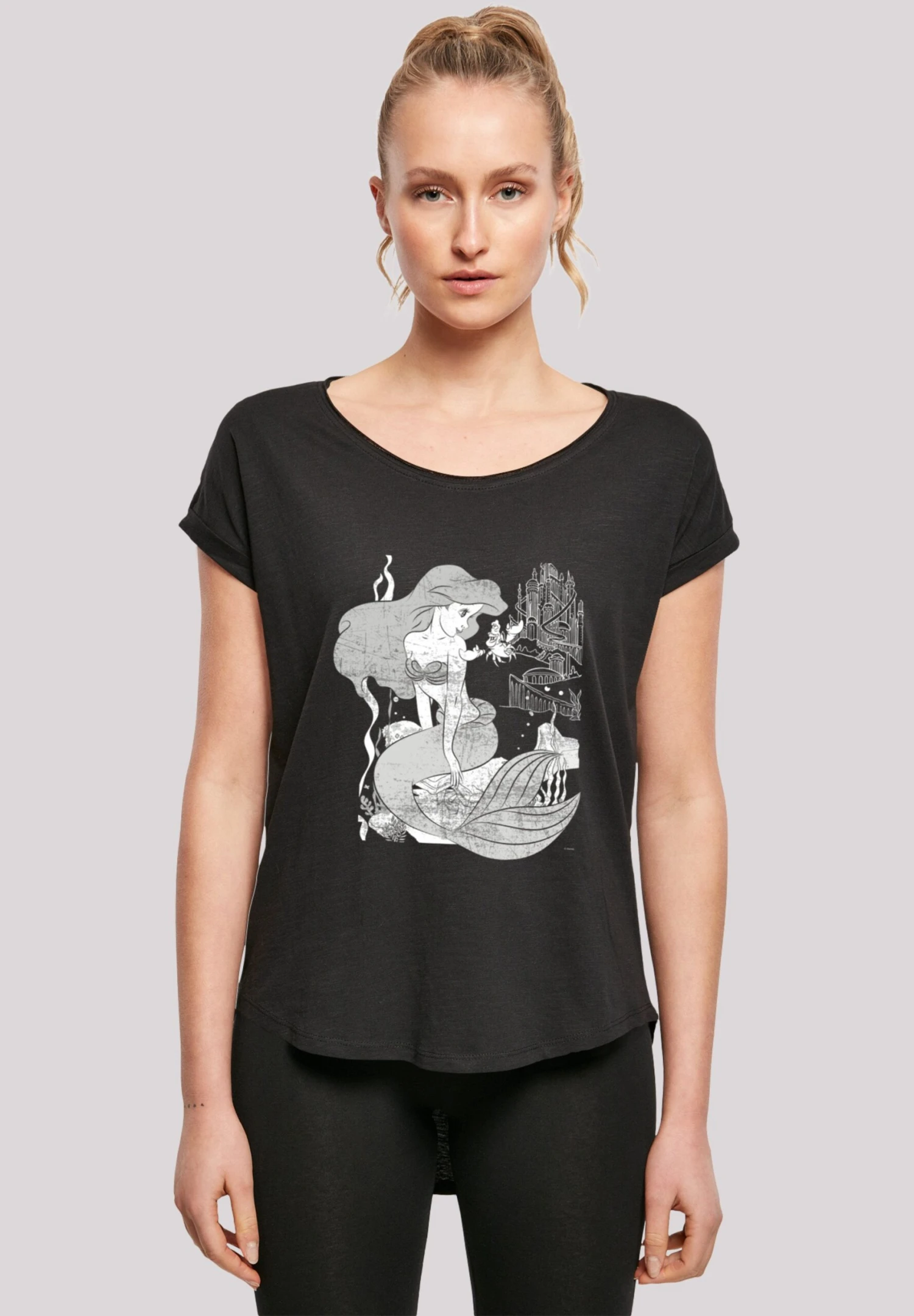 F4NT4STIC Disney Arielle Die Meerjungfrau - T-Shirt Print - Black 3 F4NT4STIC Disney Arielle Die Meerjungfrau - T-Shirt Print - Black