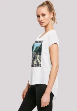 F4NT4STIC The Beatles Band Abbey Road - T-Shirt Print - White -Olivia b763405e82a443c48e02d22d10925cad