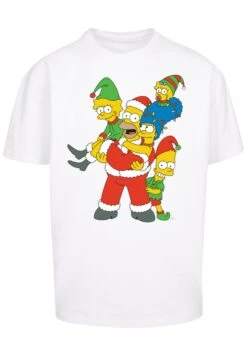 F4NT4STIC The Simpsons Weihnachten Family - T-Shirt Print - White -Olivia b832b6c7cab343579a56ef7576ce04d1