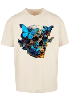F4NT4STIC Skull Oversize Tee - T-Shirt Print - Sand -Olivia b8669bb56f854109905ab4341f249019
