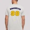 F4NT4STIC Brooklyn 98 Ny - T-Shirt Print - Heather Grey