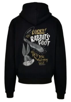 F4NT4STIC Looney Tunes Bugs Bunny Rub Me The Wrong - Hoodie - Black -Olivia b95dc3e3af2649fea0c050c6488a66f5