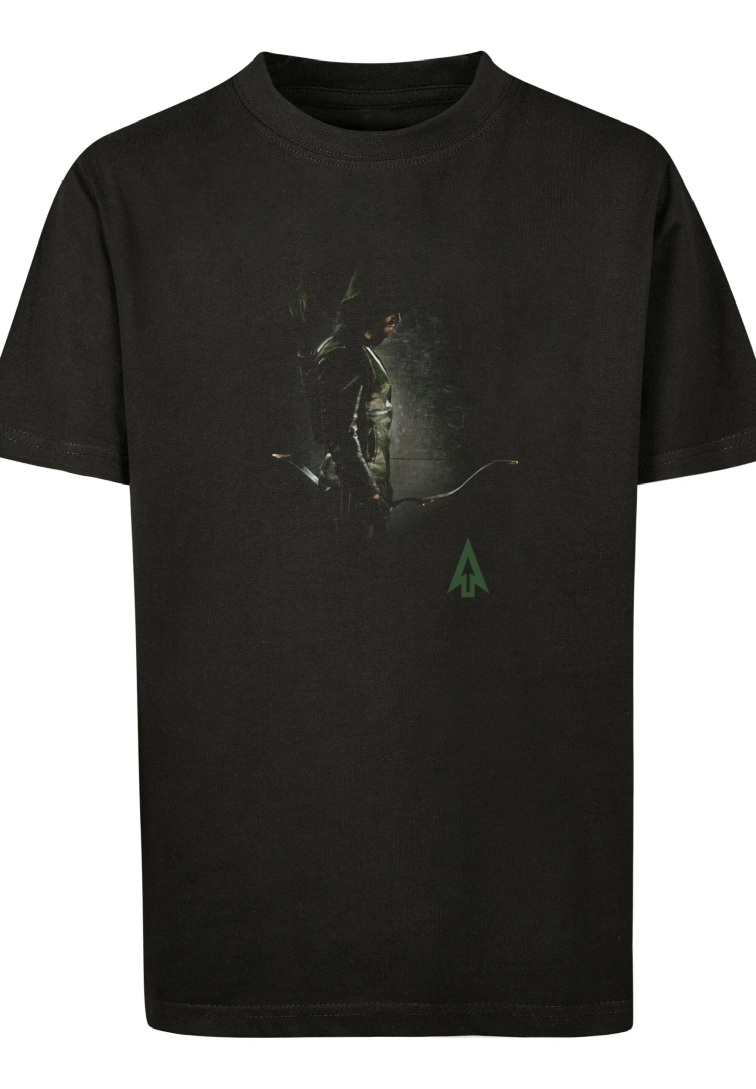 F4NT4STIC Dc Comics Arrow Hooded Focus - T-Shirt Print - Black 8 F4NT4STIC Dc Comics Arrow Hooded Focus - T-Shirt Print - Black - Afbeelding 6
