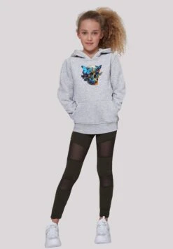 F4NT4STIC Skull Hoodie Unisex - Hoodie - Heather Grey