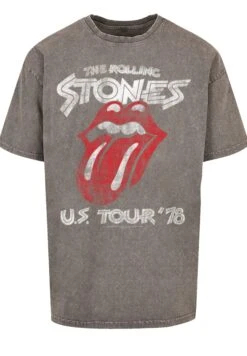 F4NT4STIC The Rolling Stones Us Tour78 - T-Shirt Print - Asphalt -Olivia b9f73f002a4b499fbb3a9808e17a5075