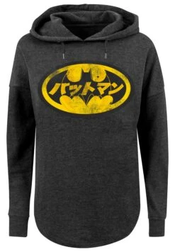 F4NT4STIC Dc Comics Batman Japanese Logo Gelb - Hoodie - Charcoal -Olivia ba7f60ec342b4a9dbca523b9a82b0a15