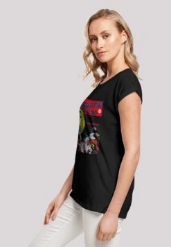 F4NT4STIC Extended Shoulder Dc Comics Woman Sensation Comic - T-Shirt Print - Black -Olivia bb274407e91f472da2aad26078137bd0