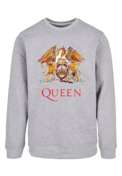 F4NT4STIC Queen Rockband Classic Crest - Sweater - Heather Grey -Olivia bb704c1047414074986d1ca762c38bc3
