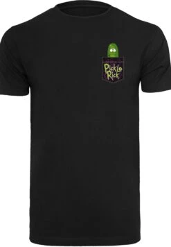 F4NT4STIC Rick And Morty Pickle Rick - T-Shirt Print - Black -Olivia bd509b34ae914e679e70ee913fc2783f
