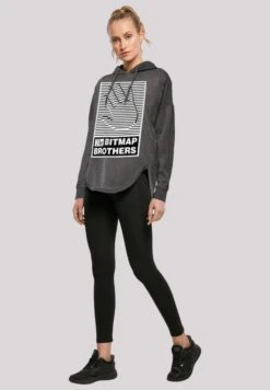 F4NT4STIC Retro Gaming Bitmap Bros - Hoodie - Charcoal -Olivia be62f2a17df04b4cab14cd48412b1603