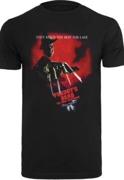F4NT4STIC Nightmare On Elm Street Freddy S Dead - T-Shirt Print - Black -Olivia bf3ee03020a642f38279ee0f2232bd88