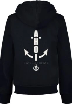 F4NT4STIC Ahoi Anker Knut Jan Hamburg - Hoodie - Schwarz -Olivia bfeec3a32bd0462bb42e6978f162753e