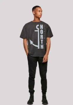 F4NT4STIC North Anker Knut & Jan Hamburg- T-Shirt Print - Schwarz -Olivia c1e52a4cb925455f9691e15c5bc1a42e