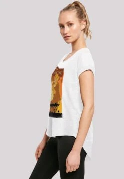 F4NT4STIC Der König Der Löwen Simba Und Mufasa - T-Shirt Print - White -Olivia c2563d486a8a4003bc27b96023f7d241