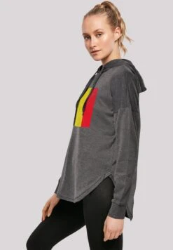 F4NT4STIC Belgien Flagge - Hoodie - Charcoal -Olivia c357bbb4dd0240fc9d06bee8835ef848