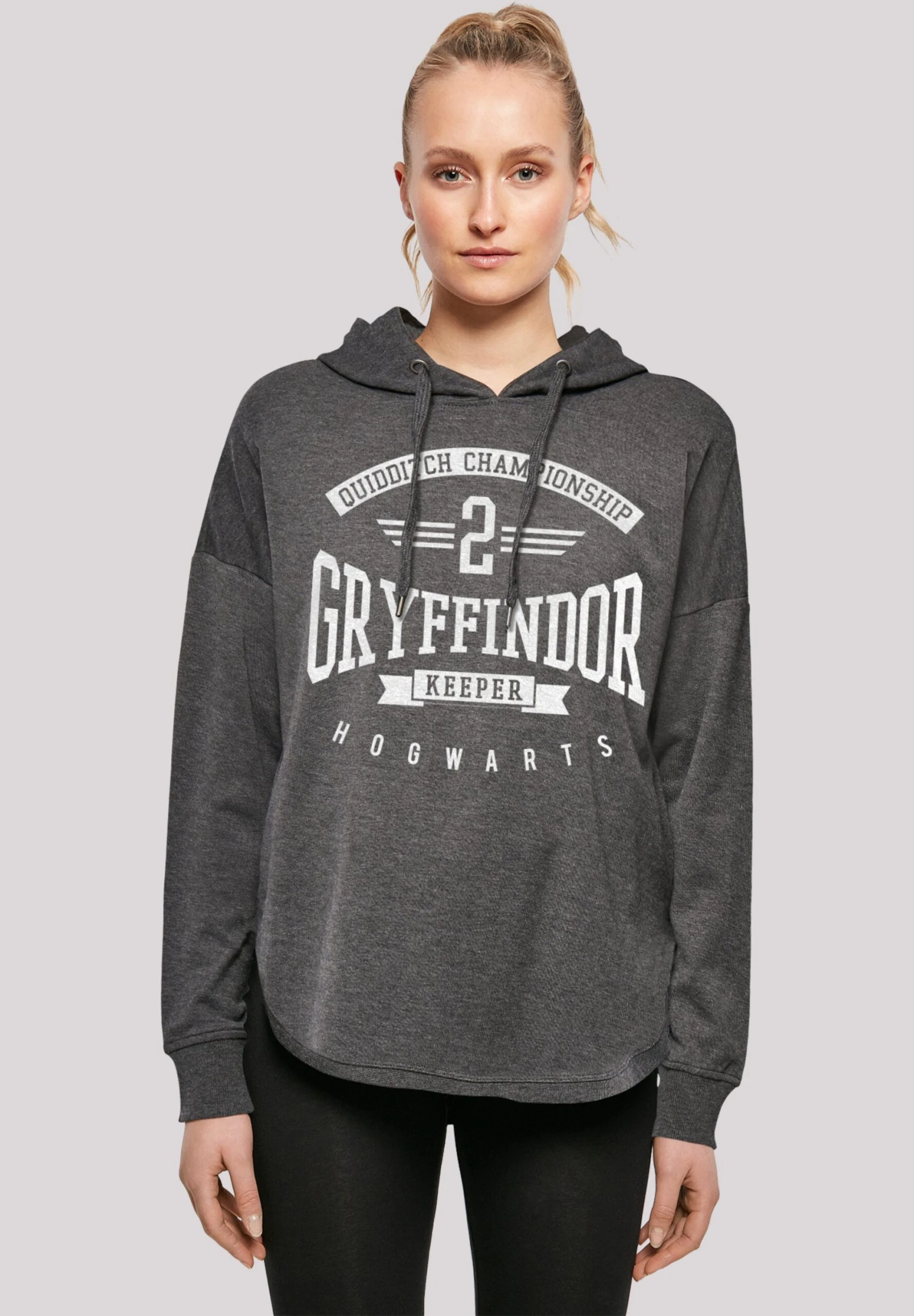 F4NT4STIC Harry Potter Gryffindor Keeper - Hoodie - Charcoal 3 F4NT4STIC Harry Potter Gryffindor Keeper - Hoodie - Charcoal