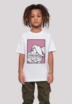 F4NT4STIC Looney Tunes Bugs Bunny Adore - T-Shirt Print - White