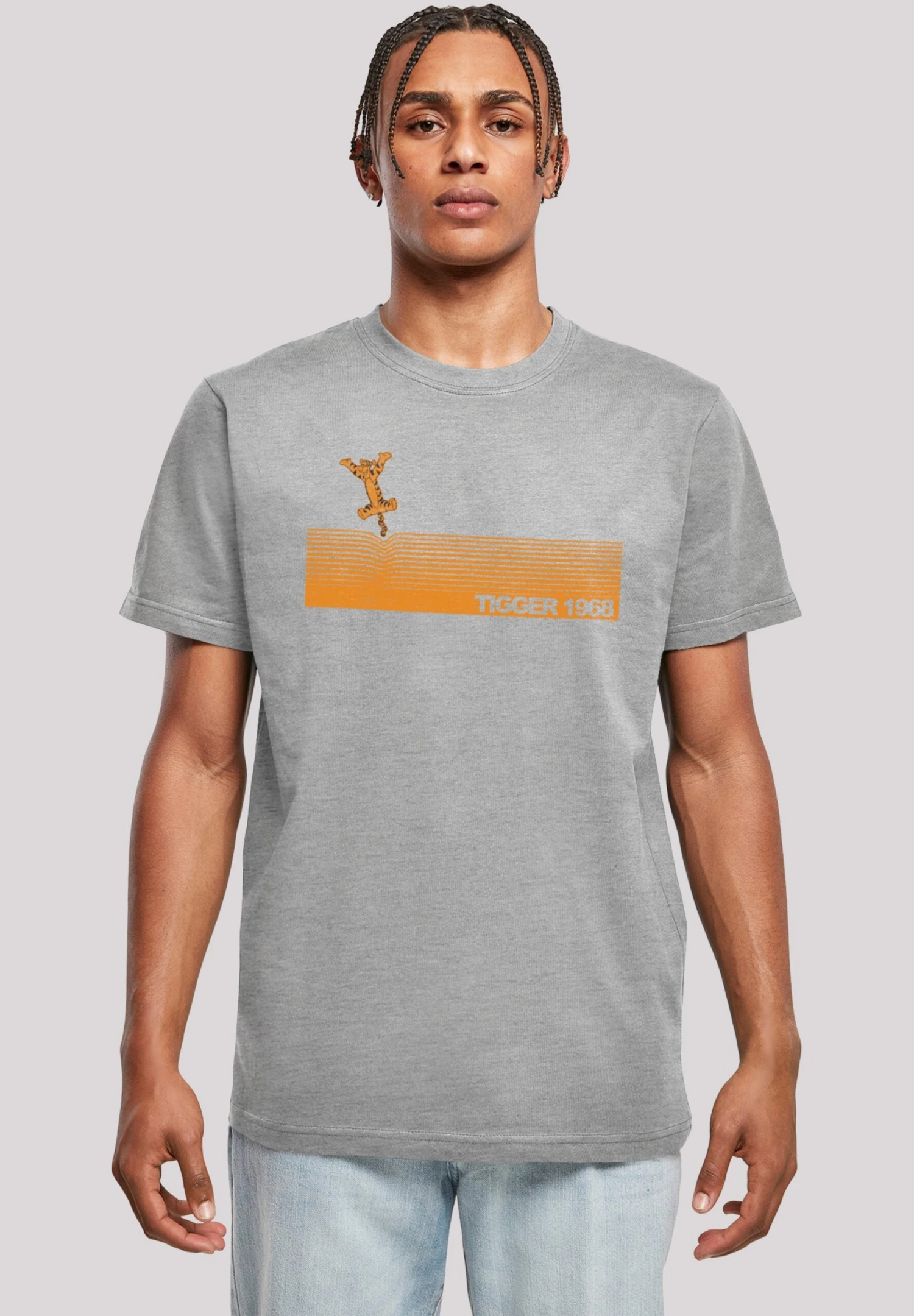 F4NT4STIC Disney Winnie Puuh Der Bär Tigger- T-Shirt Print - Heather Grey 3 F4NT4STIC Disney Winnie Puuh Der Bär Tigger- T-Shirt Print - Heather Grey