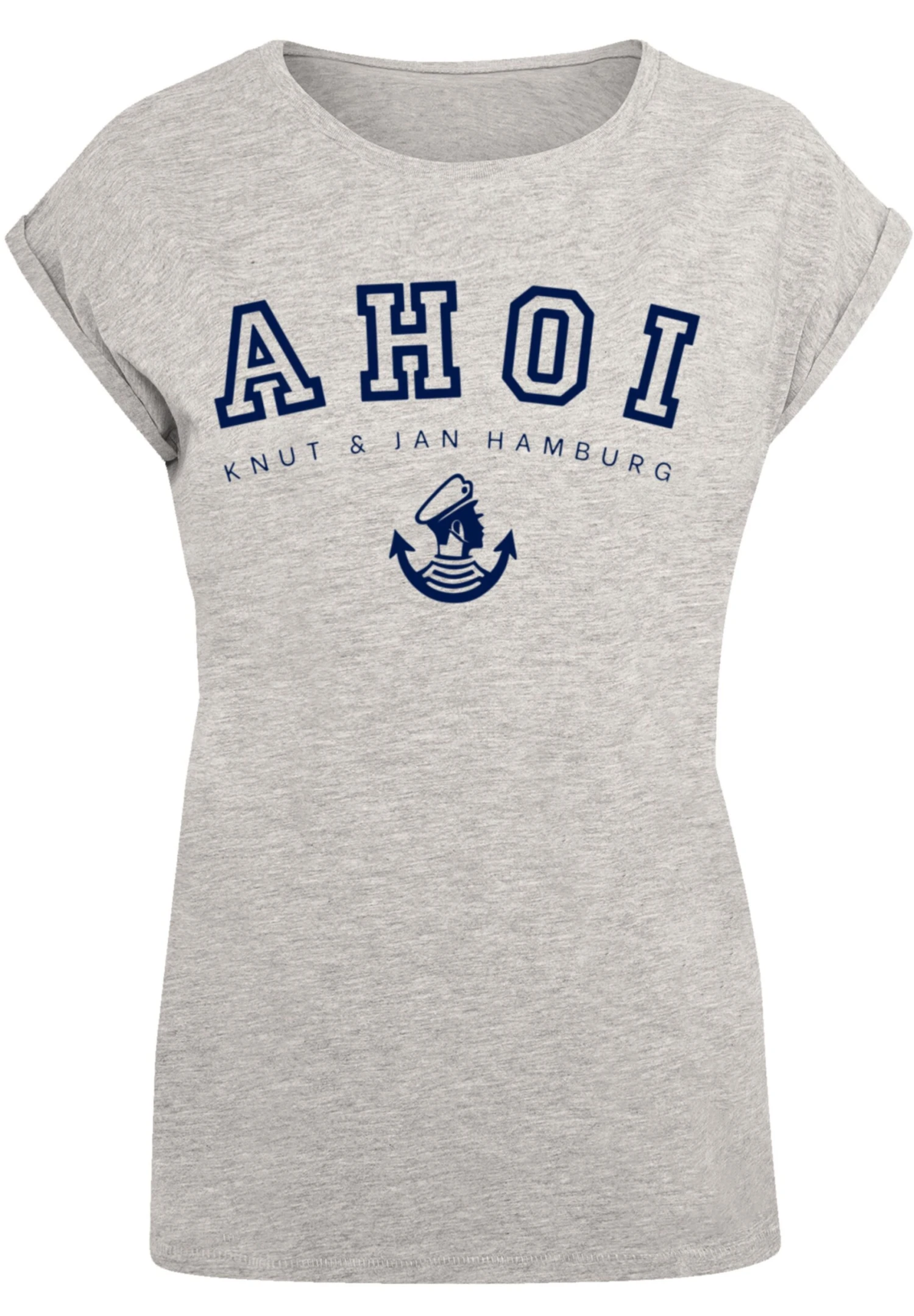 F4NT4STIC Ahoi Knut Jan Hamburg - T-Shirt Print - Heather Grey 3 F4NT4STIC Ahoi Knut Jan Hamburg - T-Shirt Print - Heather Grey