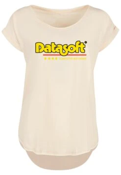 F4NT4STIC Retro Gaming Datasoft Logo- T-Shirt Print - Whitesand -Olivia c7c38a98b9db481ea26c7815c3fbe092