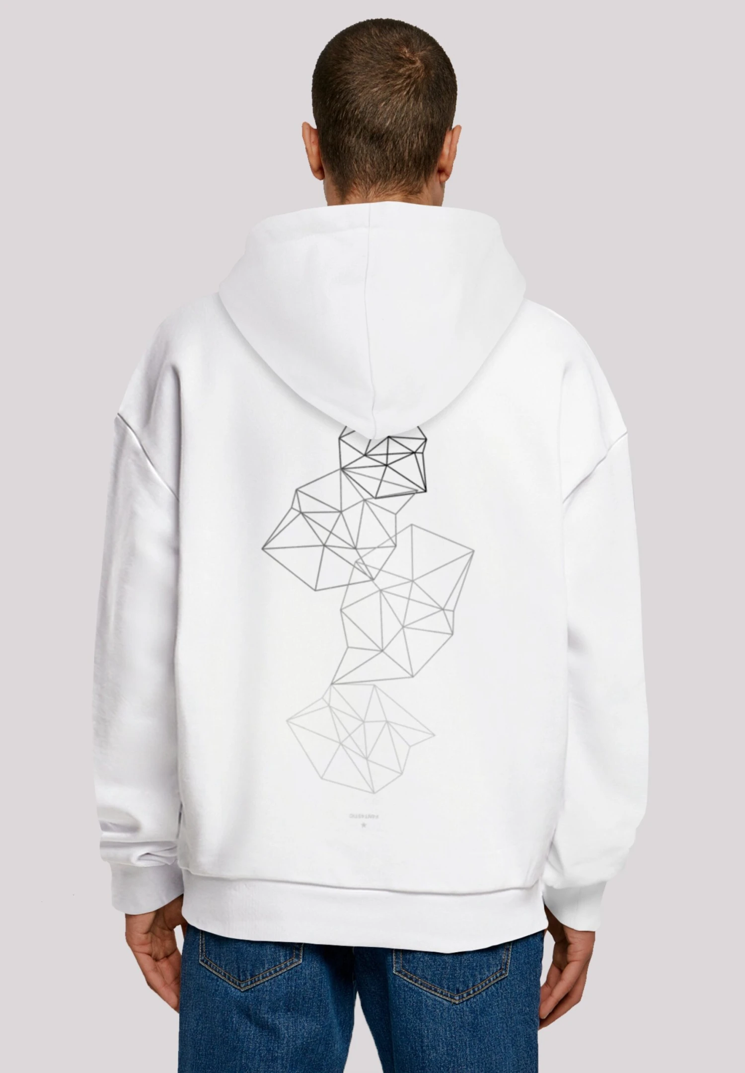 F4NT4STIC Geometrics Abstract - Hoodie - Weiß 3 F4NT4STIC Geometrics Abstract - Hoodie - Weiß