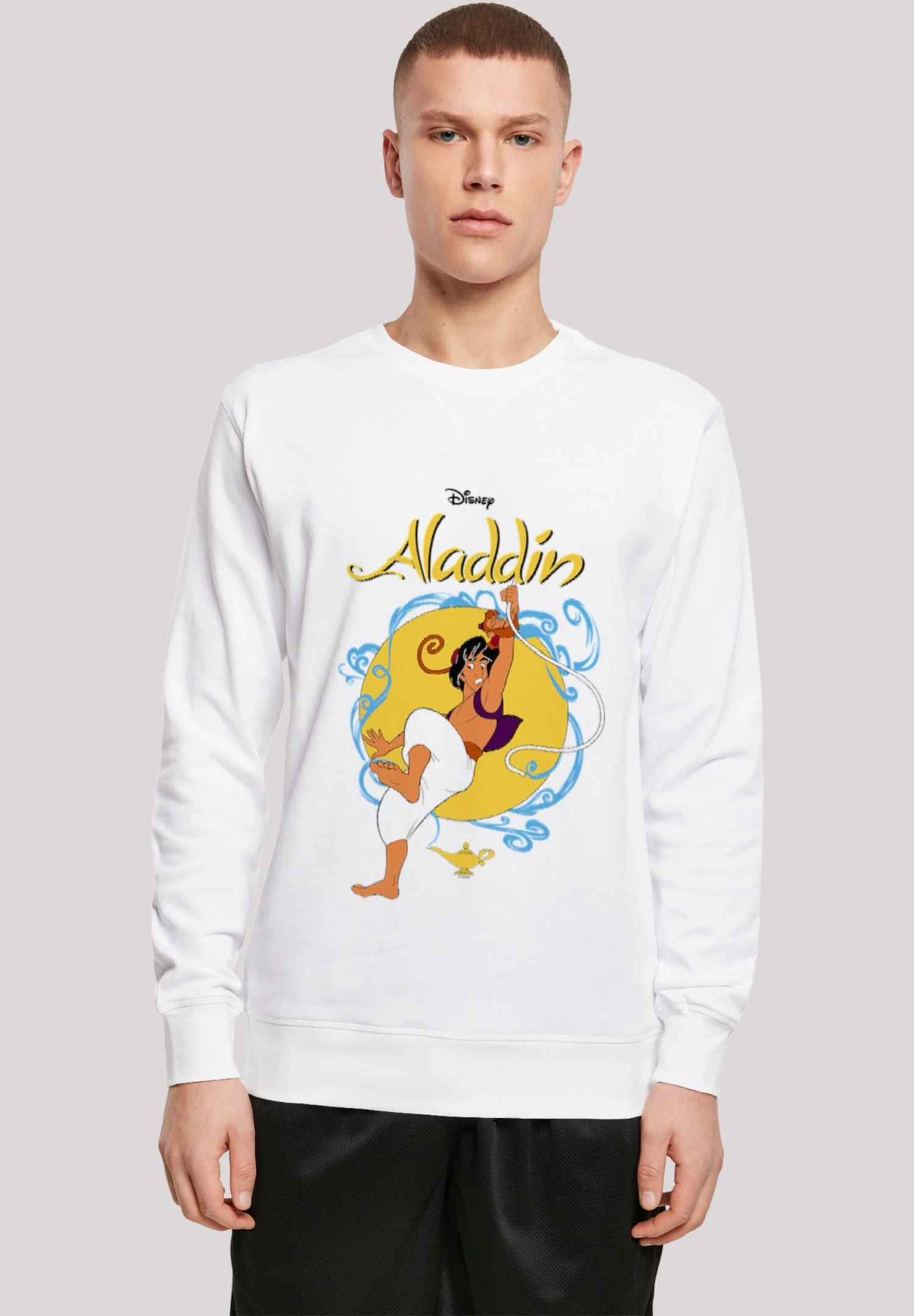 F4NT4STIC Disney Aladdin Rope Swing - Sweater - White 3 F4NT4STIC Disney Aladdin Rope Swing - Sweater - White