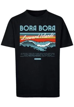 F4NT4STIC Bora Bora Leewards Island - T-Shirt Print - Schwarz -Olivia c9fe2893326548218484fbae2f98c518