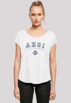 F4NT4STIC Ahoi Knut & Jan Hamburg - T-Shirt Print - Weiß
