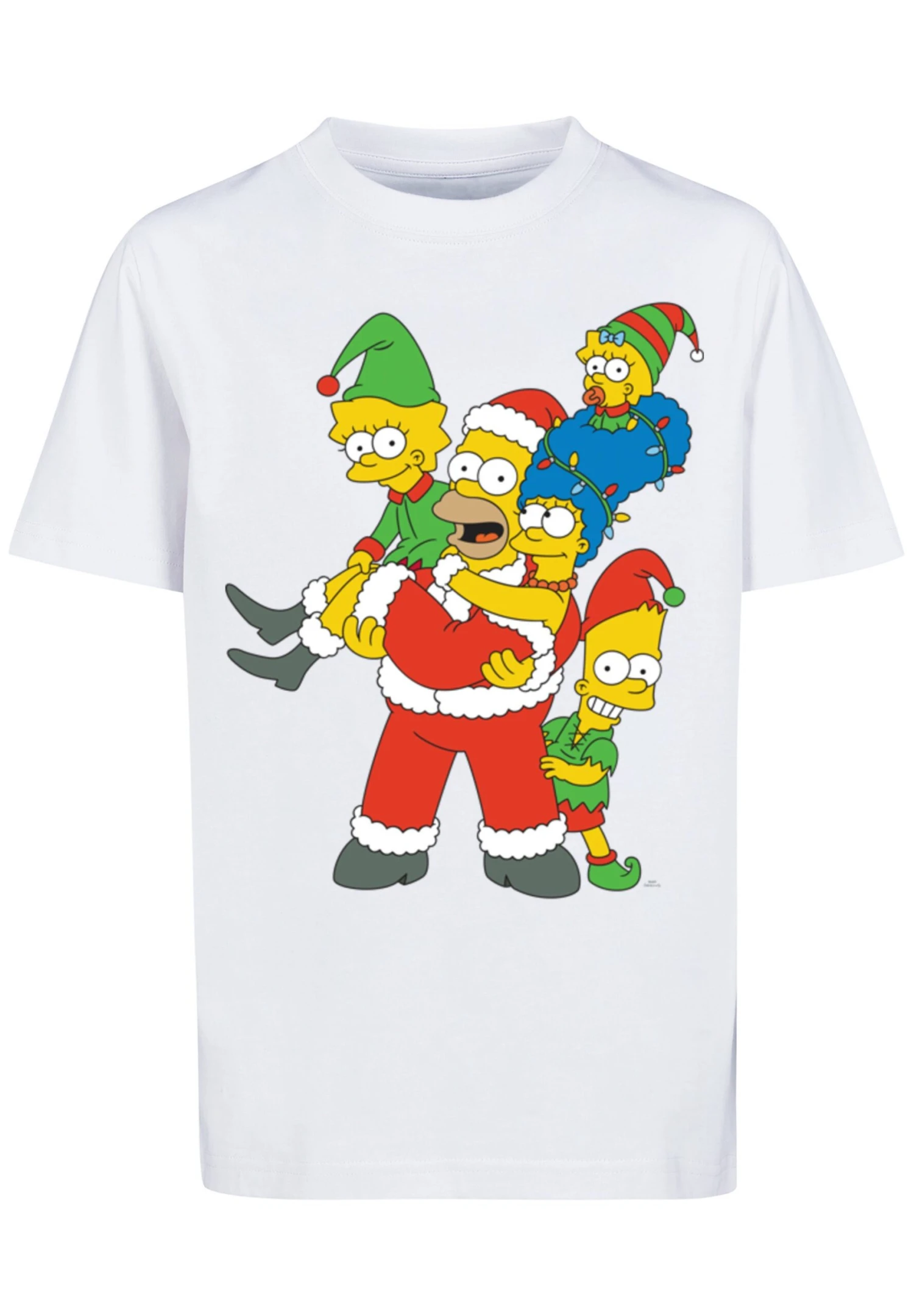 F4NT4STIC The Simpsons Christmas Weihnachten Family - T-Shirt Print - White 8 F4NT4STIC The Simpsons Christmas Weihnachten Family - T-Shirt Print - White - Afbeelding 6