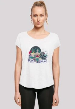 F4NT4STIC Dc Comics Justice League Heroine - T-Shirt Print - White