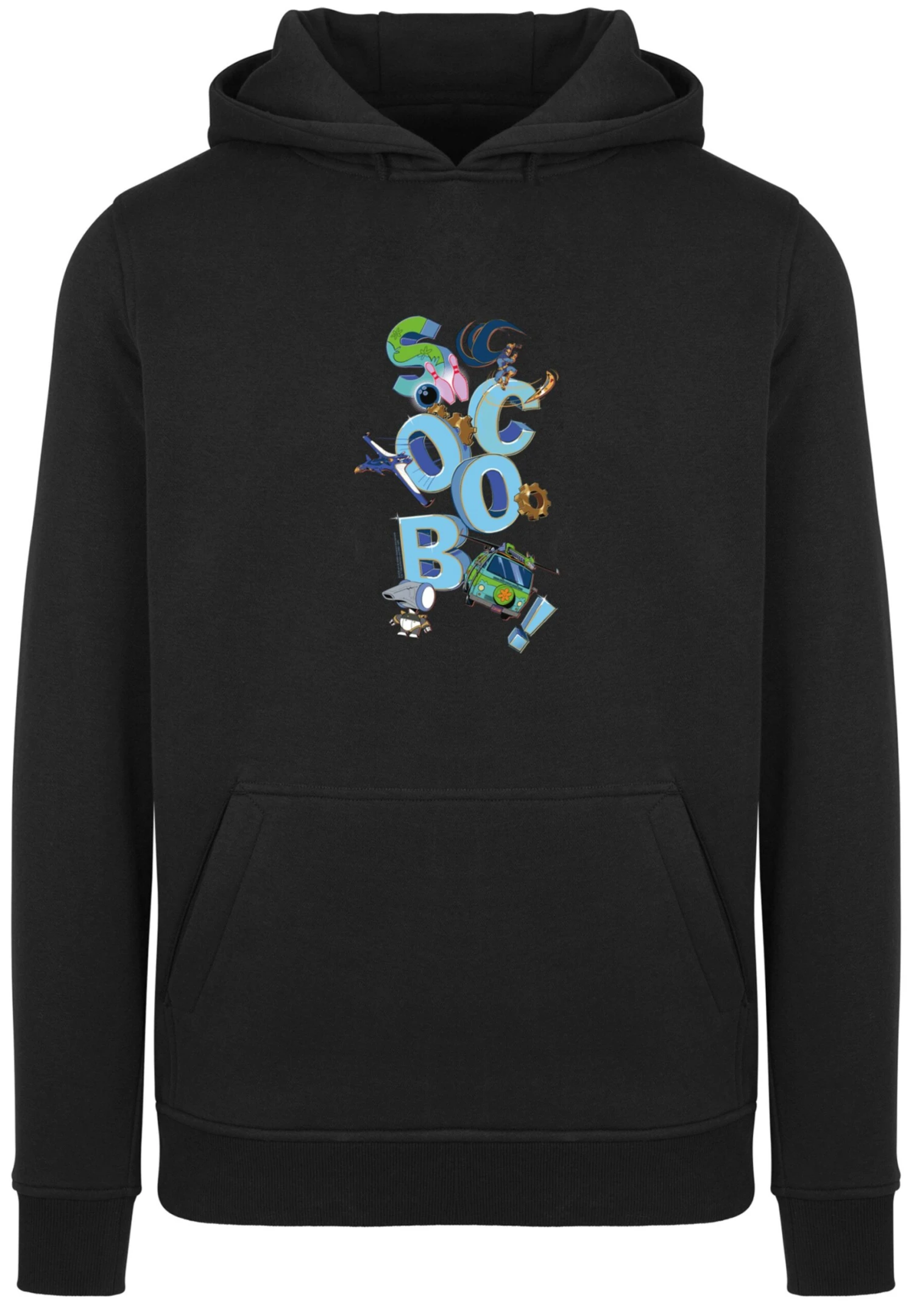 F4NT4STIC Scooby Doo Letters Jumble - Hoodie - Black 8 F4NT4STIC Scooby Doo Letters Jumble - Hoodie - Black - Afbeelding 6