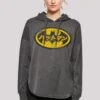 F4NT4STIC Dc Comics Batman Japanese Logo Gelb - Hoodie - Charcoal