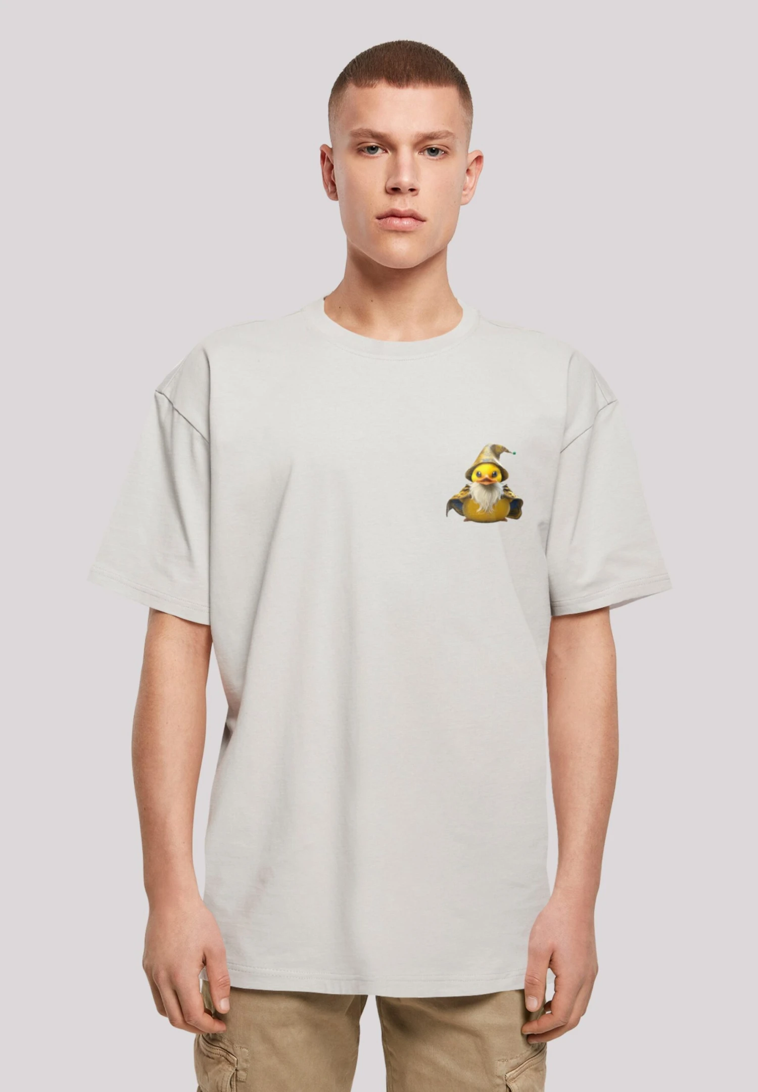 F4NT4STIC Rubber Duck Wizard Oversize - T-Shirt Print - Lightasphalt 3 F4NT4STIC Rubber Duck Wizard Oversize - T-Shirt Print - Lightasphalt