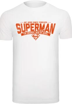 F4NT4STIC Dc Comics Superman My Hero - T-Shirt Print - White -Olivia ce38bfb494f846abb425c490c3b770f0