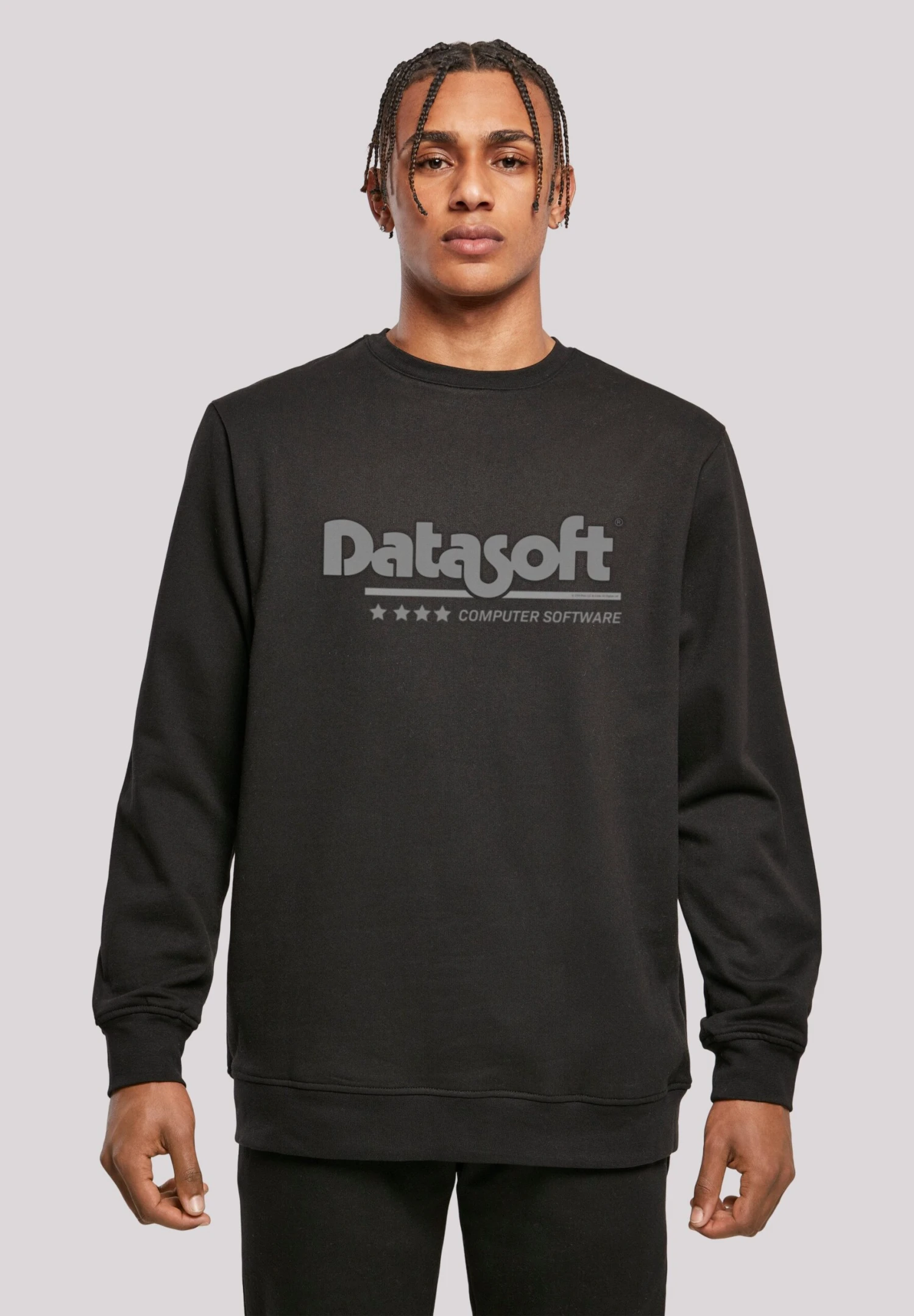 F4NT4STIC Retro Gaming Datasoft Logo - Sweater - Black 3 F4NT4STIC Retro Gaming Datasoft Logo - Sweater - Black