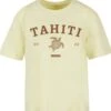 F4NT4STIC Plus Size Tahiti - T-Shirt Print - Softyellow