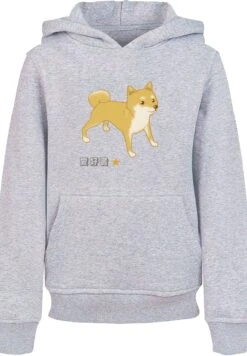 F4NT4STIC Shiba Inu Hund - Hoodie - Heather Grey -Olivia cfac24a7a7db4ba4bc2fe08557ebd439