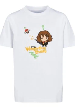 F4NT4STIC Harry Potter Hermione Granger Wingardium Leviosa Junior - T-Shirt Print - White -Olivia d0602839ef914d45bb765ded83492186