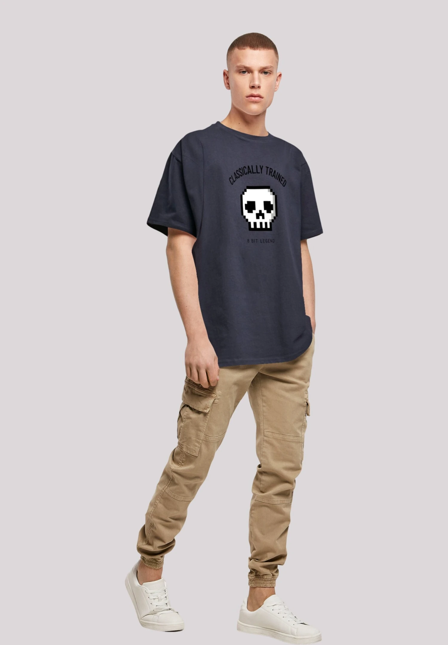 F4NT4STIC Classically Trained Retro Gaming Sevensquared - T-Shirt Print - Navy 4 F4NT4STIC Classically Trained Retro Gaming Sevensquared - T-Shirt Print - Navy - Afbeelding 2