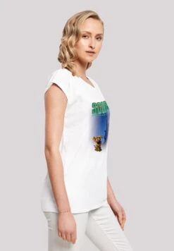 F4NT4STIC Extended Scooby Doo Movie Poster - T-Shirt Print - White -Olivia d3fe6b26e5ae42999e68e32a59e54d3a