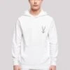 F4NT4STIC Looney Tunes Bugs Bunny Breast - Hoodie - White -Olivia d44eeb5a569945c1b353f0cc7101335a