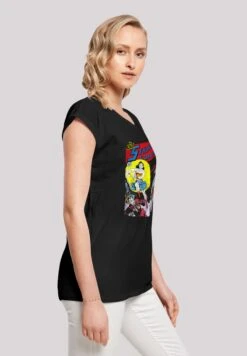 F4NT4STIC Extended Shoulder Dc Comics Woman Sensation Comic - T-Shirt Print - Black -Olivia d660d17644f640a5825c07a46980ddf8
