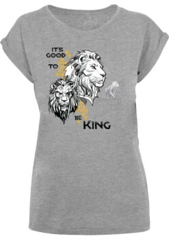F4NT4STIC Disney König Der Löwen Movie It'S Good To Be King - T-Shirt Print - Heather Grey -Olivia d6f3535ca5fe4732bca61e69e49cbf16